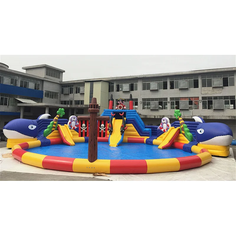 Outdoor Commercial Kids Inflatable Water Park