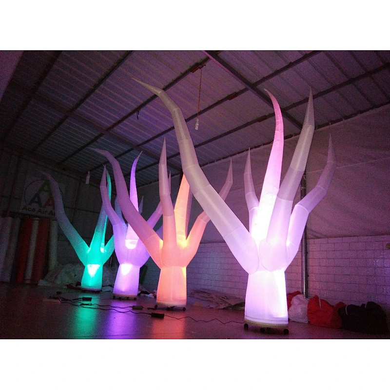 Outdoor Inflatable Light Up Tree Led Tentacle,High Quality Custom Lighting Inflatable Light Up Tree