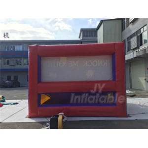 Knock It Off/ Knock Me Out Down Inflatable Archery Hoverball Tag Game For Sale
