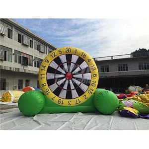 Hot Sale New Game PVC Commercial Inflatable Foot Darts for Sale