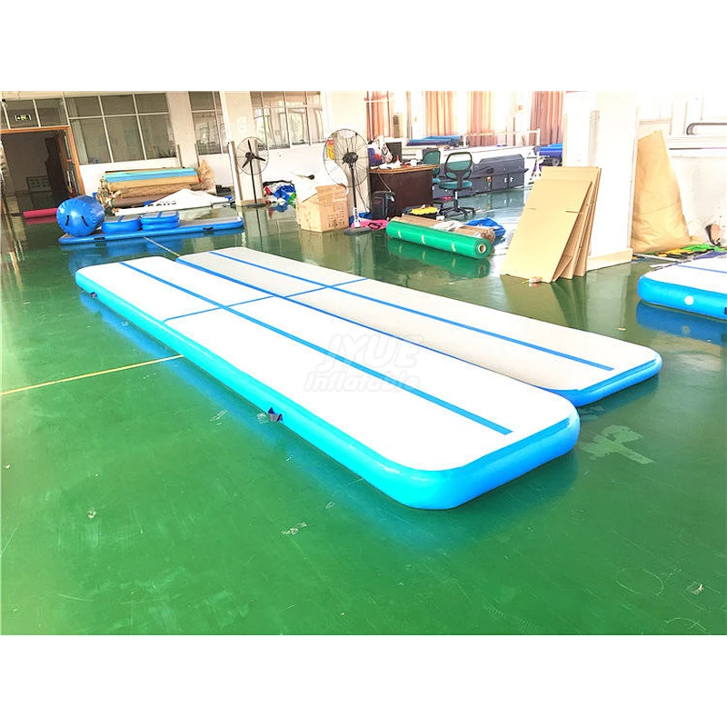 Cheap Inflatable Air Mattress Air Track Factory 5m Slip Slide Inflatable Tumble Track Trampoline  Wholesale Price For Home