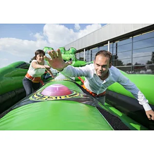 Commercial Grade PVC Inflatable Sports Games Inflatable Interactive Bungee Run for sale