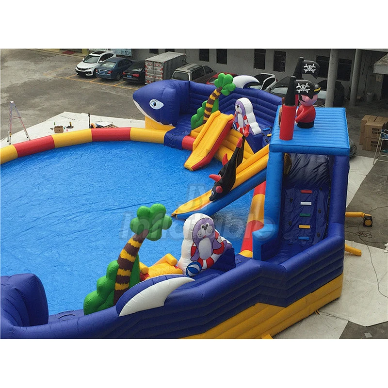 Summer Hot Sale Water Playground Fun Manufacturer Inflatable Water Park For Adults