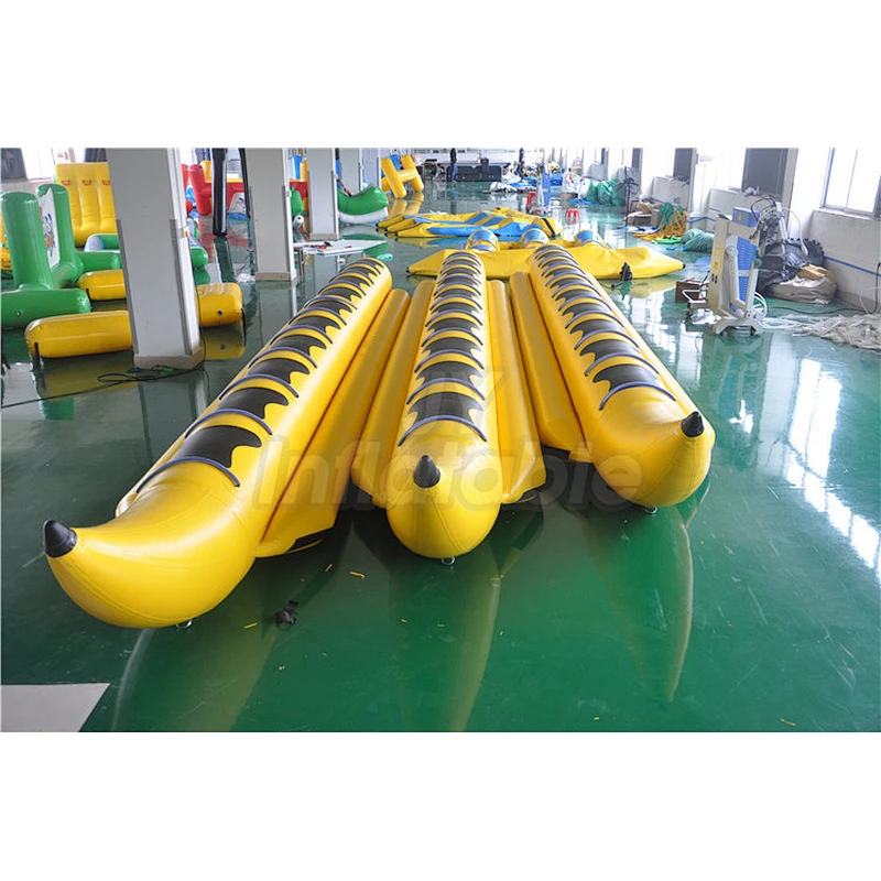 Commercial Double Tubes Inflatable Boat Air Sealed Inflatable Water Banana Boat For 10 Passengers