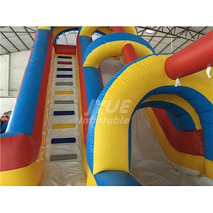 Outdoor Commercial Kids Inflatable Water Slide Pool Factory Supply Inflatable Slip And Slide