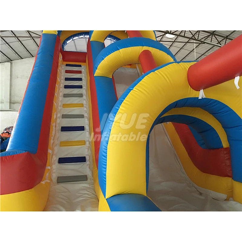 Outdoor Commercial Kids Inflatable Water Slide Pool Factory Supply Inflatable Slip And Slide