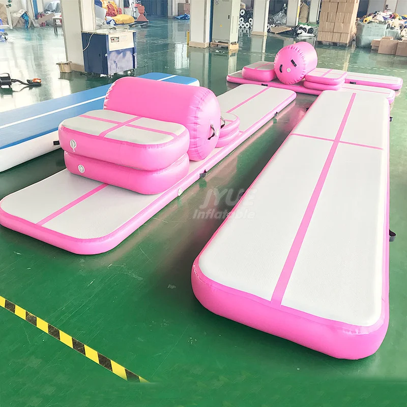 Durable DWF Drop Stitch Fabric Inflatable Air Tarck Gymnastics For Gymnastic Sports Use