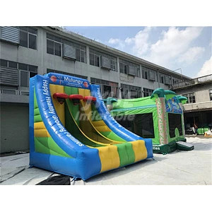 Carnival Fun Game 3 Hoops Inflatable Basketball Hoop Game For Sale