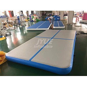 Custom Durable DWF 3m 4m 6m 8m 10m Tumble Gymnastics Inflatable Air Track Gym Mat For Sale
