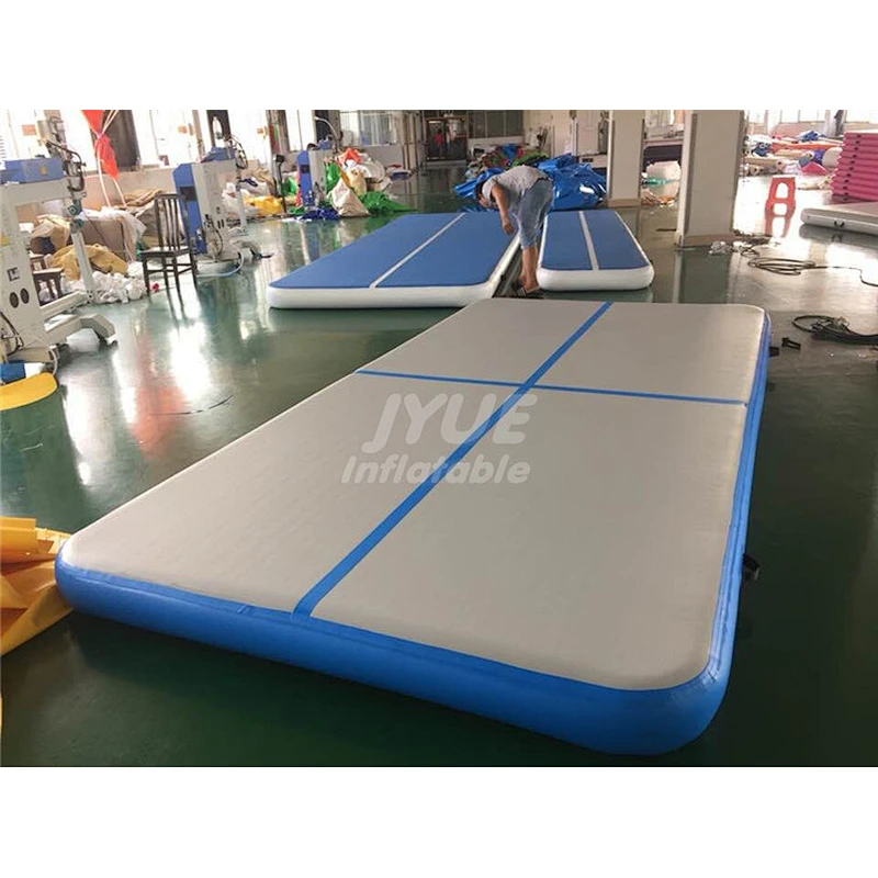 Custom Durable DWF 3m 4m 6m 8m 10m Tumble Gymnastics Inflatable Air Track Gym Mat For Sale
