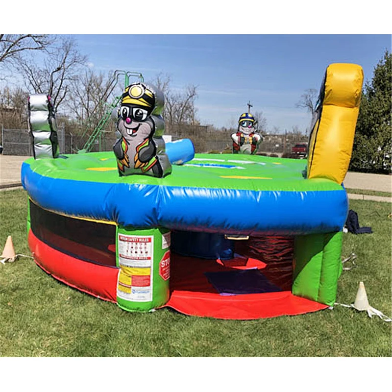 Funny Exciting 5m Diameter Interactive Fighting Inflatable Human Whack A Mole Game Adults And Kids