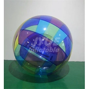 PVC Fabric Adult Size Water Walking Ball With TIZIP Zipper