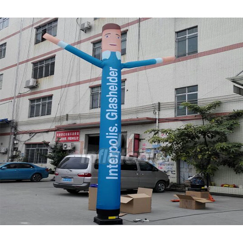 6m One Legged Arrow Air Dancer Balloon Sky Dancer Blower For Event