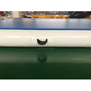 Factory Price Hand Made 3m 4m 5m 6m 8m 10m Water Floating Inflatable Gym Mat Blue Air Track Gymnastics With Air Pump For Sale