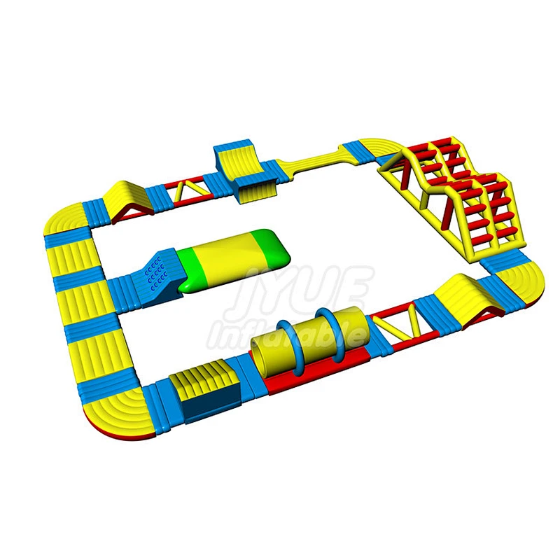 Commercial Adults Aqua Park Obstacle Island Water Park Inflatable Floating