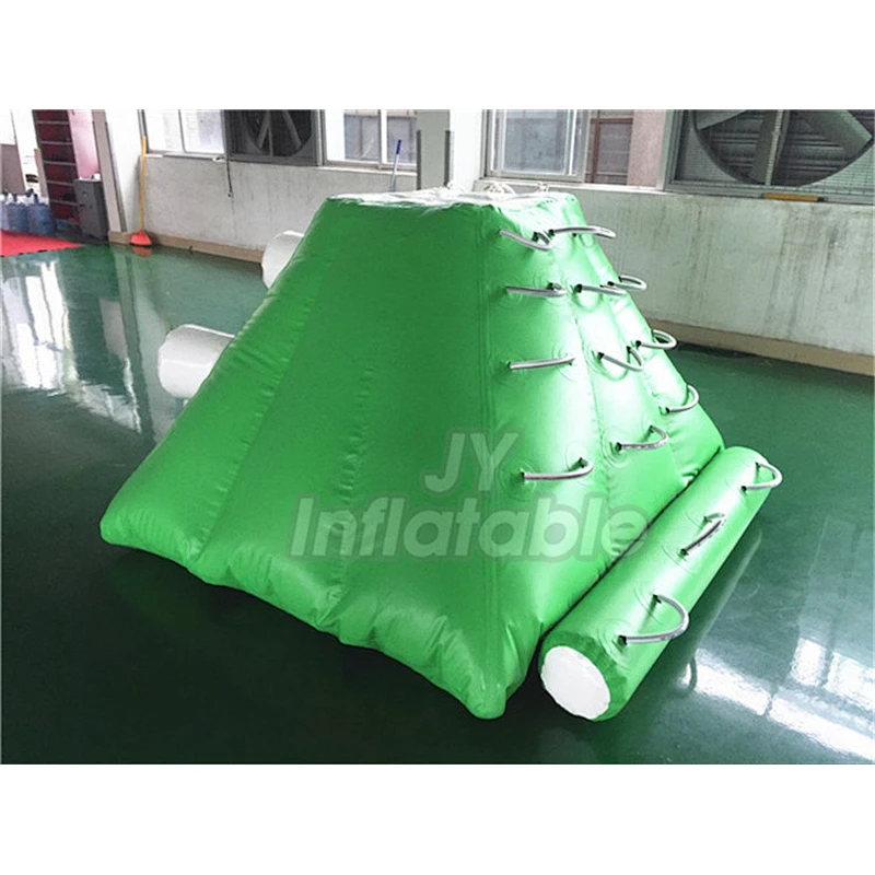 Custom Climbing Wall Inflatable Pool Iceberg Float Water Toys For Sale