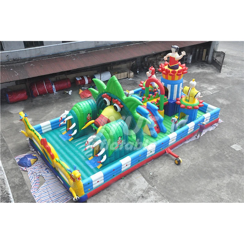 Commercial Indoor Outdoor Amusement Park Playground Inflatable Fun City Game