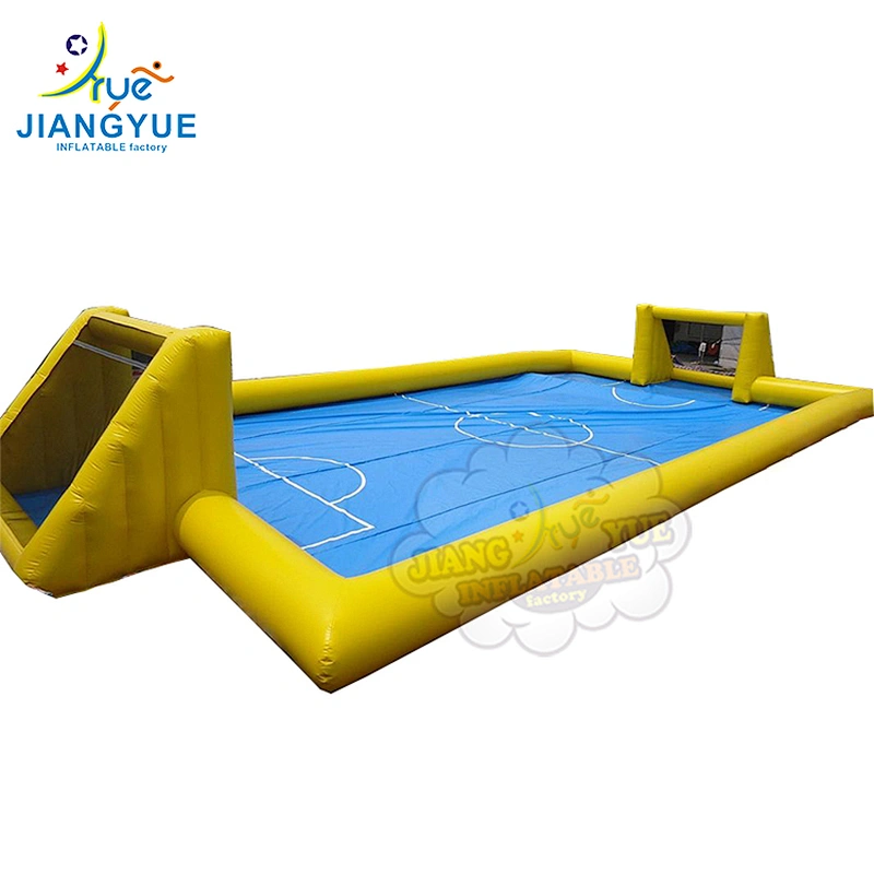 High Quality New Indoor Portable Water Soap Soccer Filed Inflatable Football Field For Sale