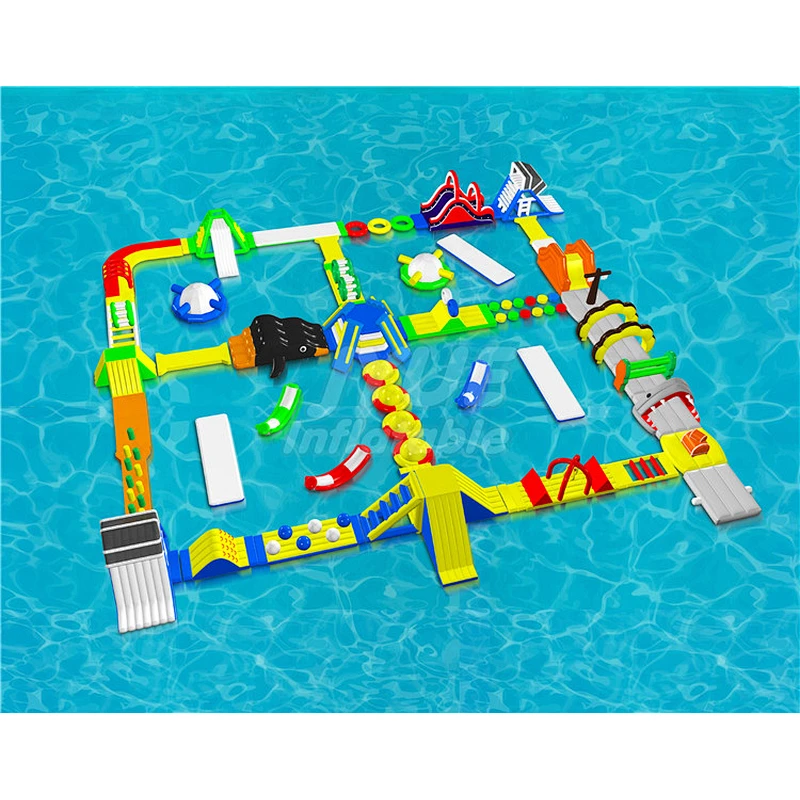 Water Games Equipment Aqua Park Adult Island Float Inflatable Water Park