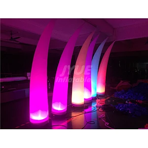 Advertising Outdoor Oxford LED Wedding Decoration Inflatable Pillars Column Air Cone