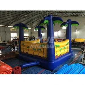 Jungle Theme Kids Bouncy Castle Inflatable Trampoline Bouncer For Sale