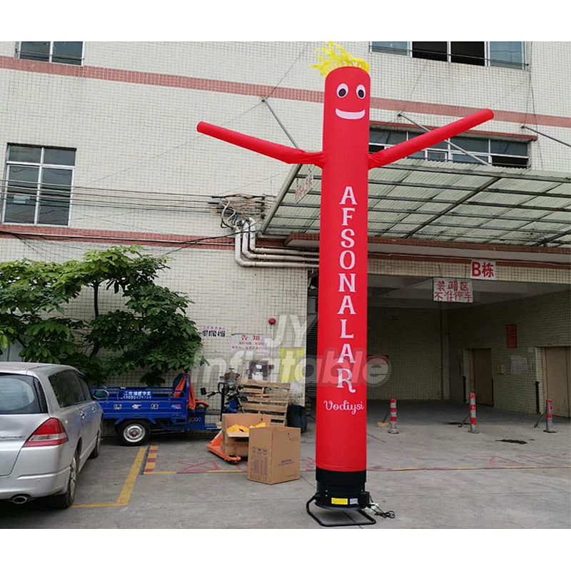 6m One Legged Arrow Air Dancer Balloon Sky Dancer Blower For Event