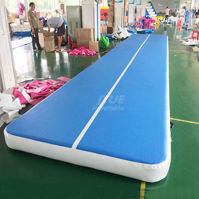 Customized Size Air Mat Drop Stitch Inflatable Air Tumble Gym Mat Air Track For Stretching Yoga Cheerleading Martial Arts