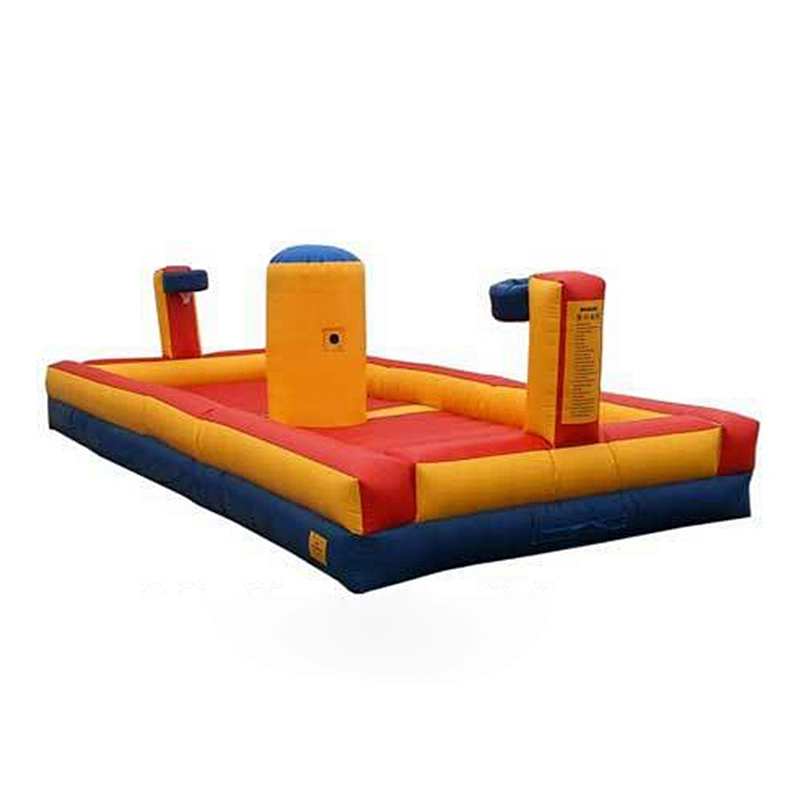 China Best Supplier Jiangyue Adult Games Inflatable Bungee Run With Basketball Hoop