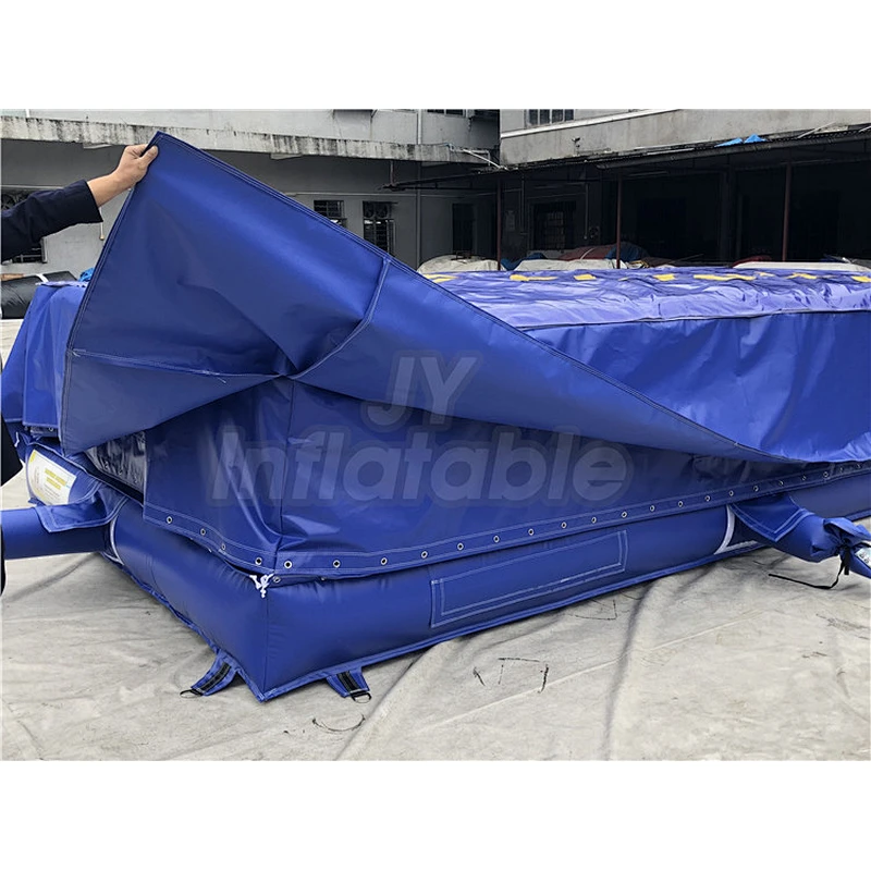 Soft Landing Inflatable Trampoline Foam Pit Jump Air Bag For FMX