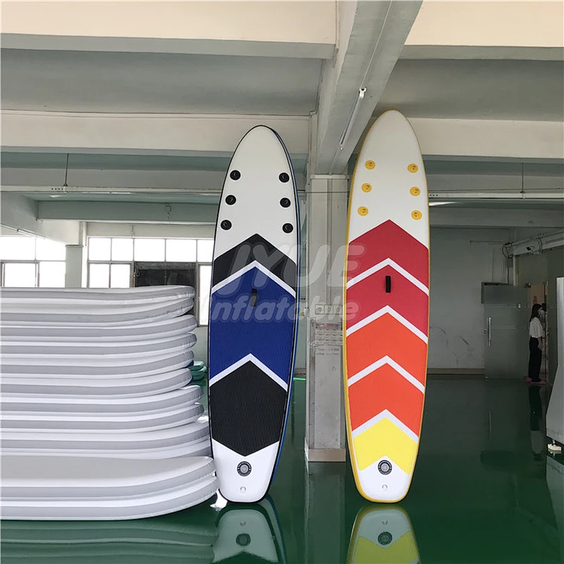10 Foot 6 Inch Inflatable Sup Paddle Board Customization For Fitness Yoga Fishing