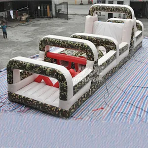 Factory Price Military Extreme Challenge Boot Camp Inflatable Obstacle Course For Sale