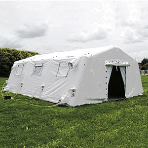 Temporary Medical Emergency Shelter Tent For Disaster Use To Observe And Isolate Patients.