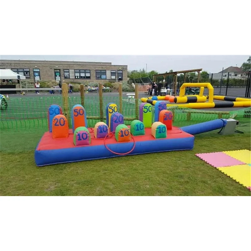 New Arrival Inflatable Ring Toss Game Outdoor Inflatable Hoopla For Rental Business