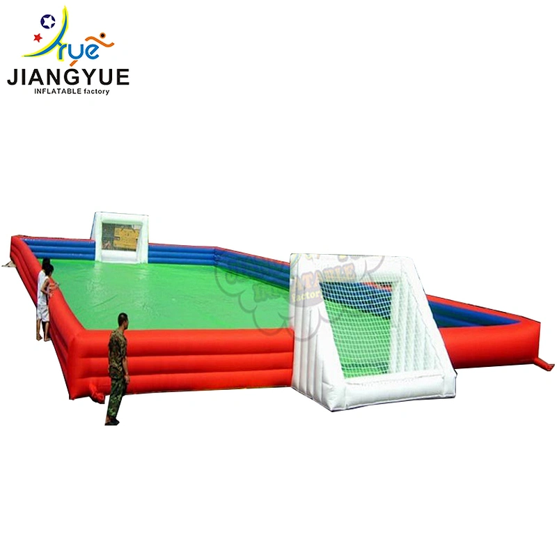 Guangzhou Factory Price Giant Inflatable Soapy Football Stadium Play Football Game From China Supplier