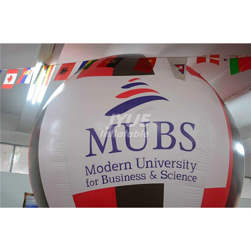 Rooftop Hot Air Balloon Shape Advertising Inflatable Ground Balloon For Promotions