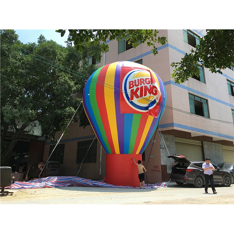 Outdoor Custom Printed Colorful Inflatable Advertising Ground Balloon For Events