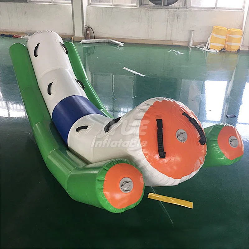 Theme Floating Inflatable Water Park Toys Inflatable Seesaw For Water Sport