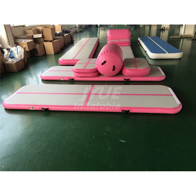 Use Durable Various Home Edition Gymnastic Training Mats Floor Kit Training Inflated Air Track Set For Gymnastics Exercise
