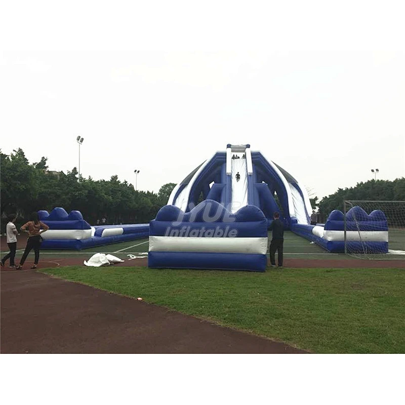 Inflable tobogan de agua grande Doble deslizamiento Personalizado