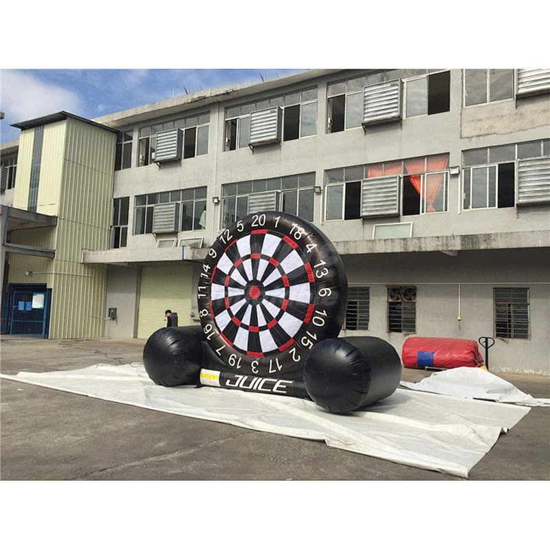 4/5/6m Height Customized Size Soccer Ball  Dart Inflatable Sticky Dart Board Games