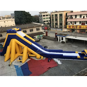 Adult Size Inflatable Water Park Equipment ,  Big Blow Up Water Slides For Sale