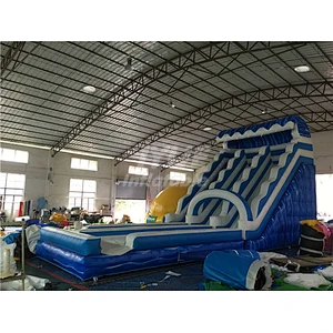 Big Outdoor Playground Adult Cheap Inflatable Blow Up Water Slides For Sale