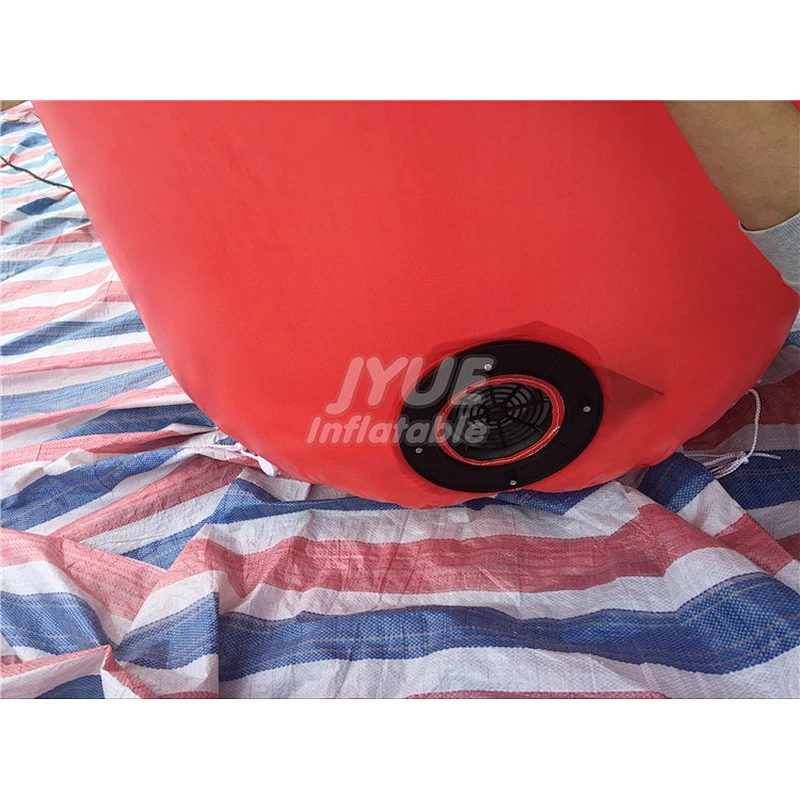 Custom Printed Ground Advertising Inflatable Helium Balloon Shaped Hot Air Balloon With Blower