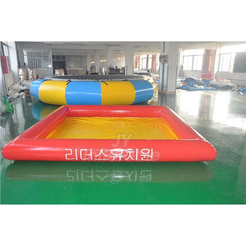 Water Toy Games Deep Pool PVC Inflatable Square Swimming Pool For Kids