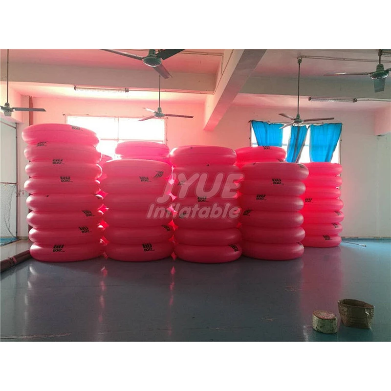 Custom PVC Pink River Tube Swimming Pool Float River Rafting Tube