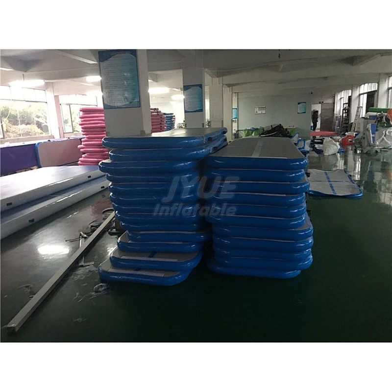 Certificated  Airtrack Factory Customized 3m(10ft) Air Track Inflatable Gymnastic Mat With Free Electrical Bravo Pump