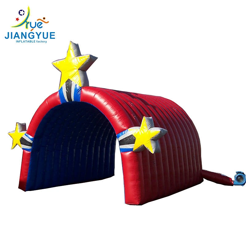 Popular Customized Giant Entrance Inflatable Dinosaur Football Tunnel For Sale
