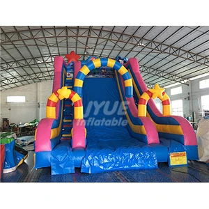 Outdoor Indoor Inflatable Dry Slide For Sale , Commercial Inflatable Small Slide