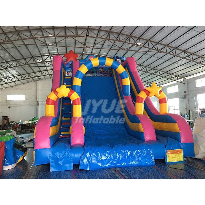 Outdoor Indoor Inflatable Dry Slide For Sale , Commercial Inflatable Small Slide
