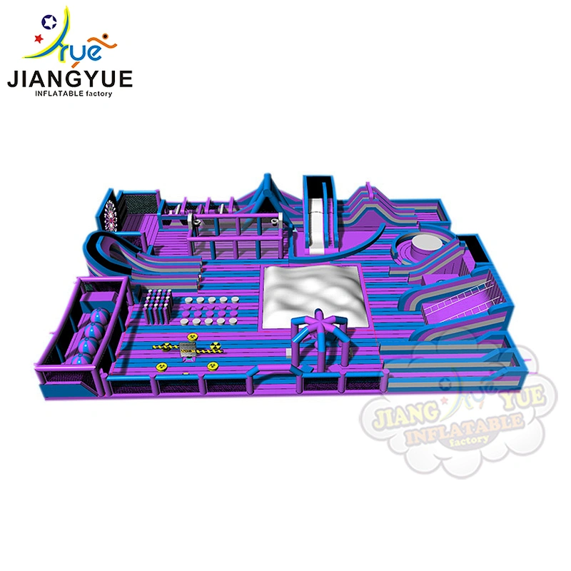 Giant Quality Different Themes Amusement Inflatable Game Park  Trampoline Castle